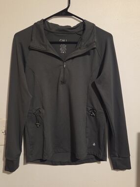 CALI Sport Dark Green Quarter-Zip Pullover